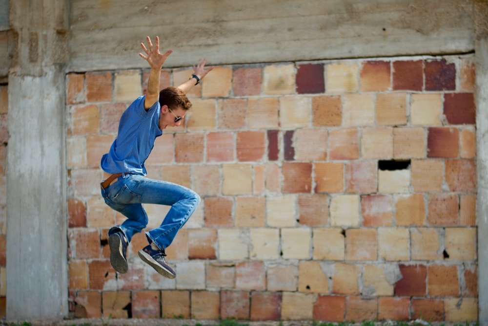 Hombre en el aire