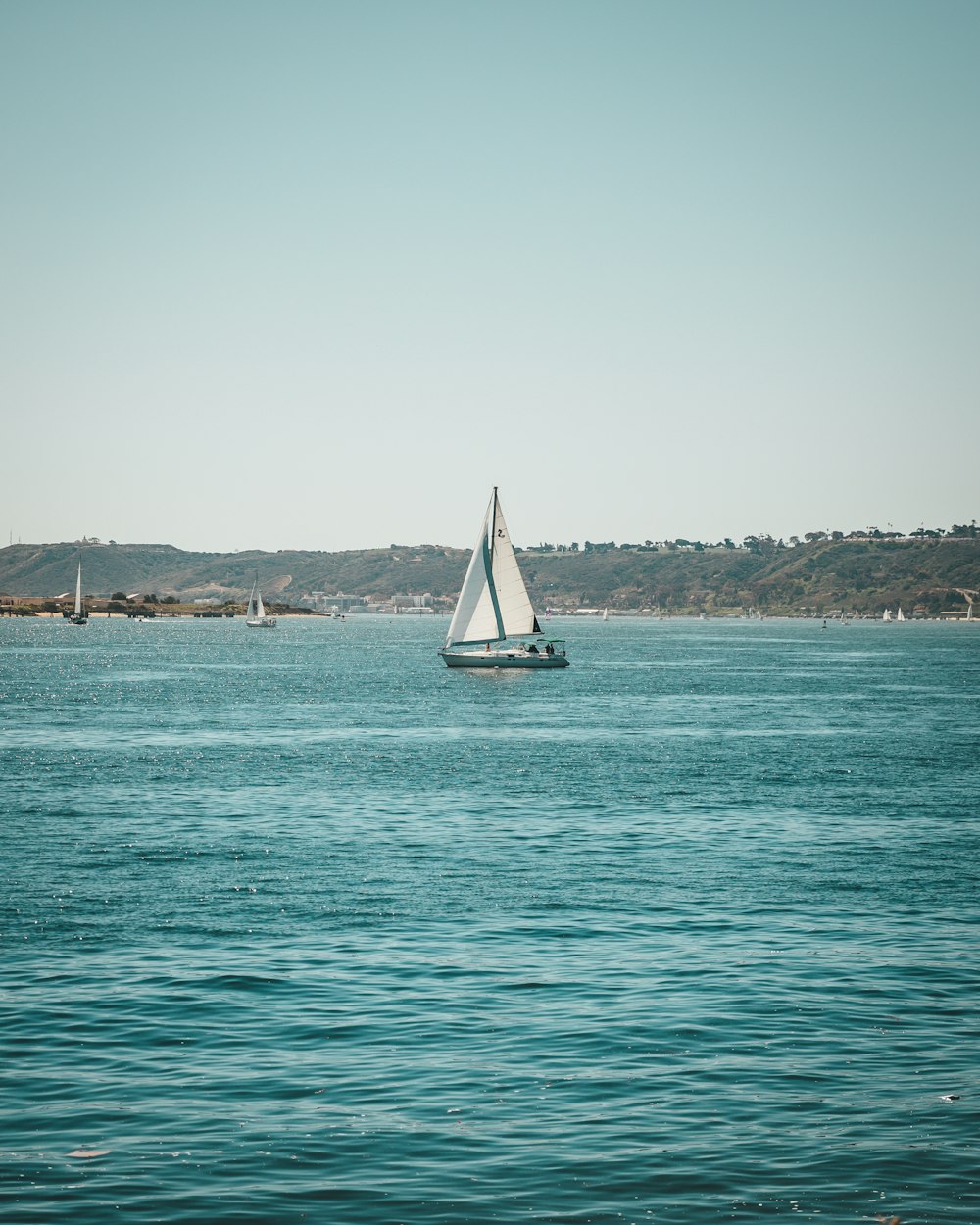 white sailboat on body of water