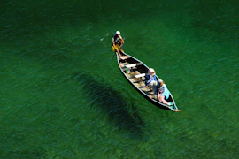 two person on boat