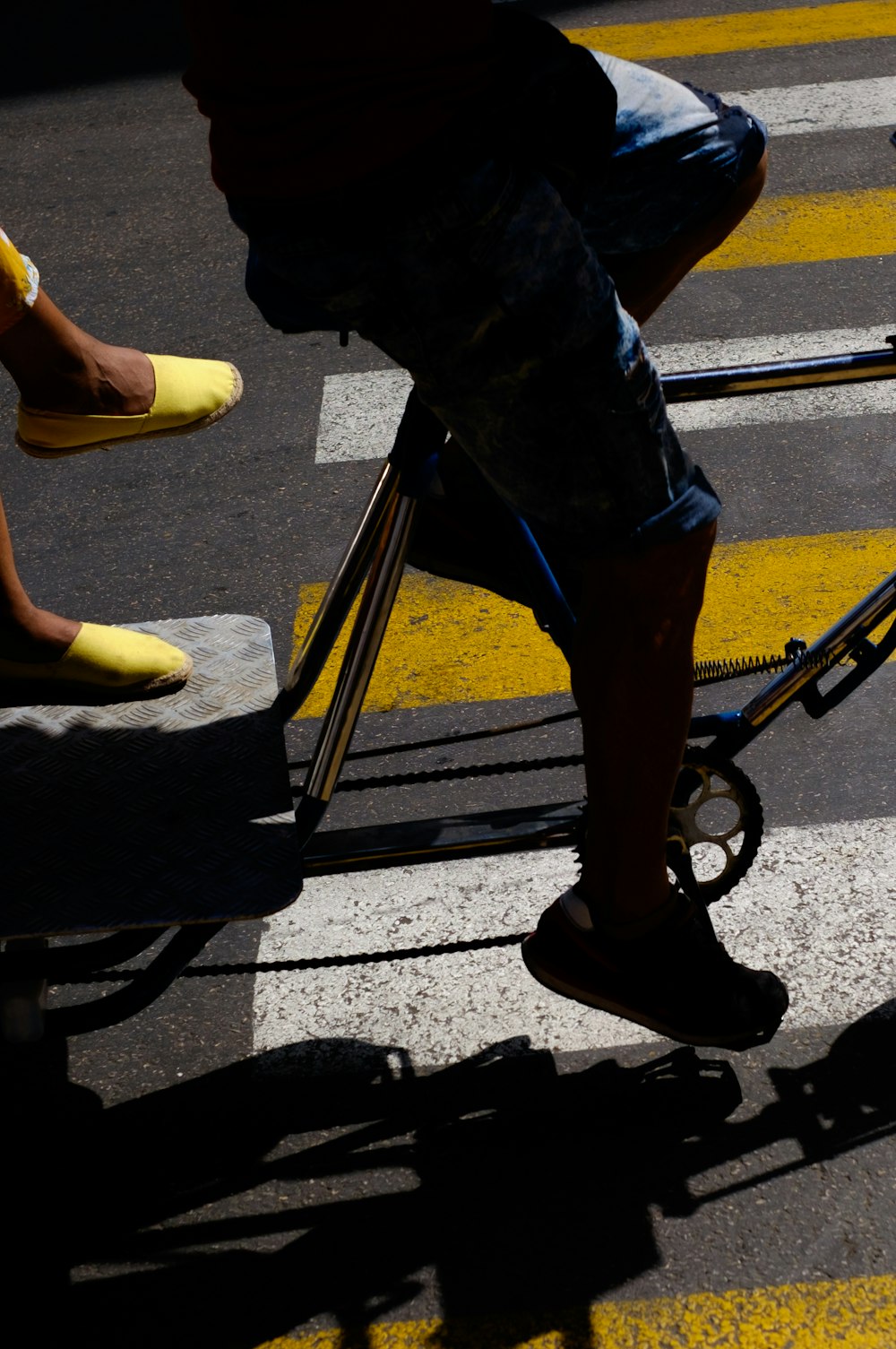 person riding bike