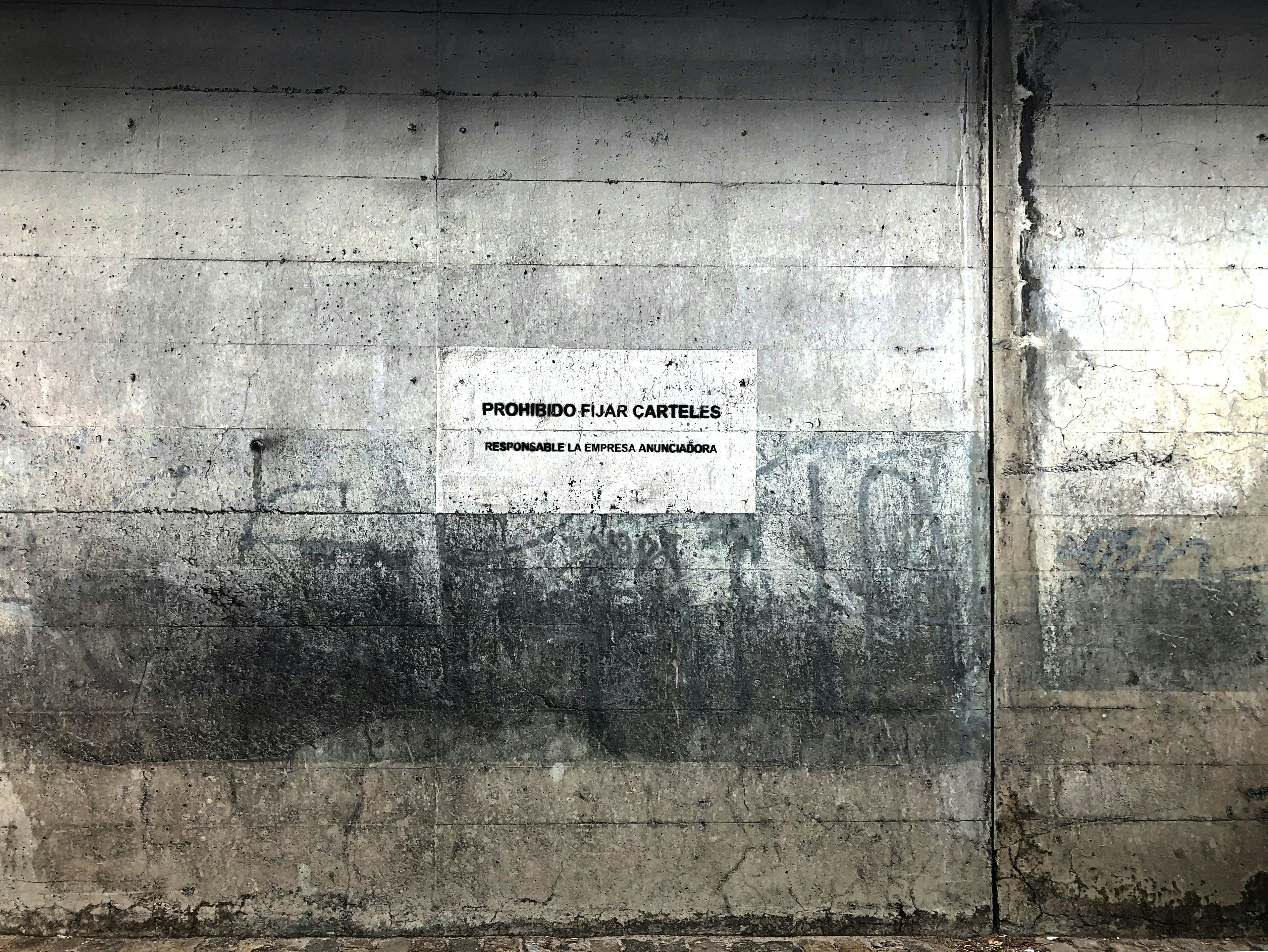 gray metal wall