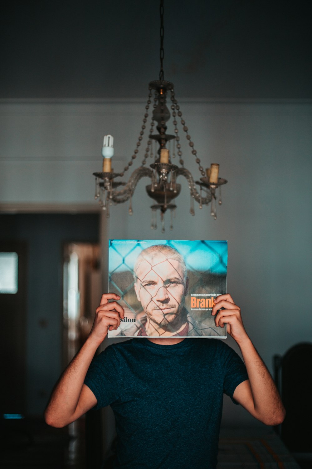 person holding man's photo