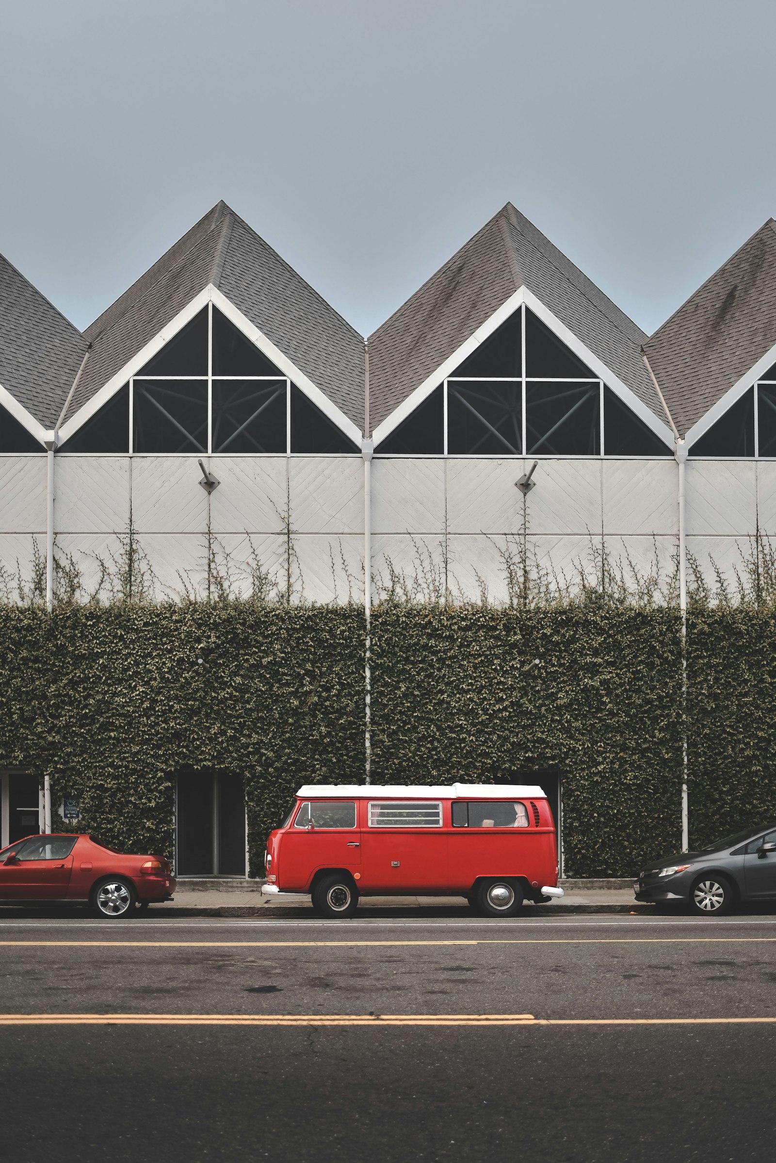 Nikon AF-S Nikkor 35mm F1.8G ED sample photo. Red and white volkswagen photography