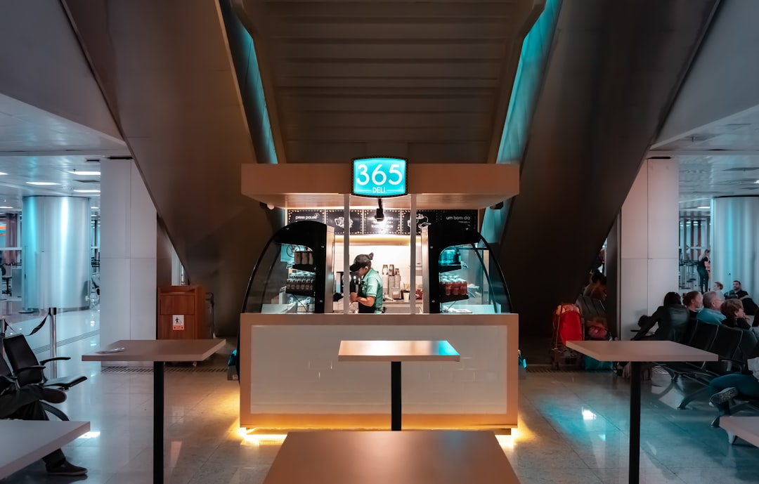 365 food stall under escalator,