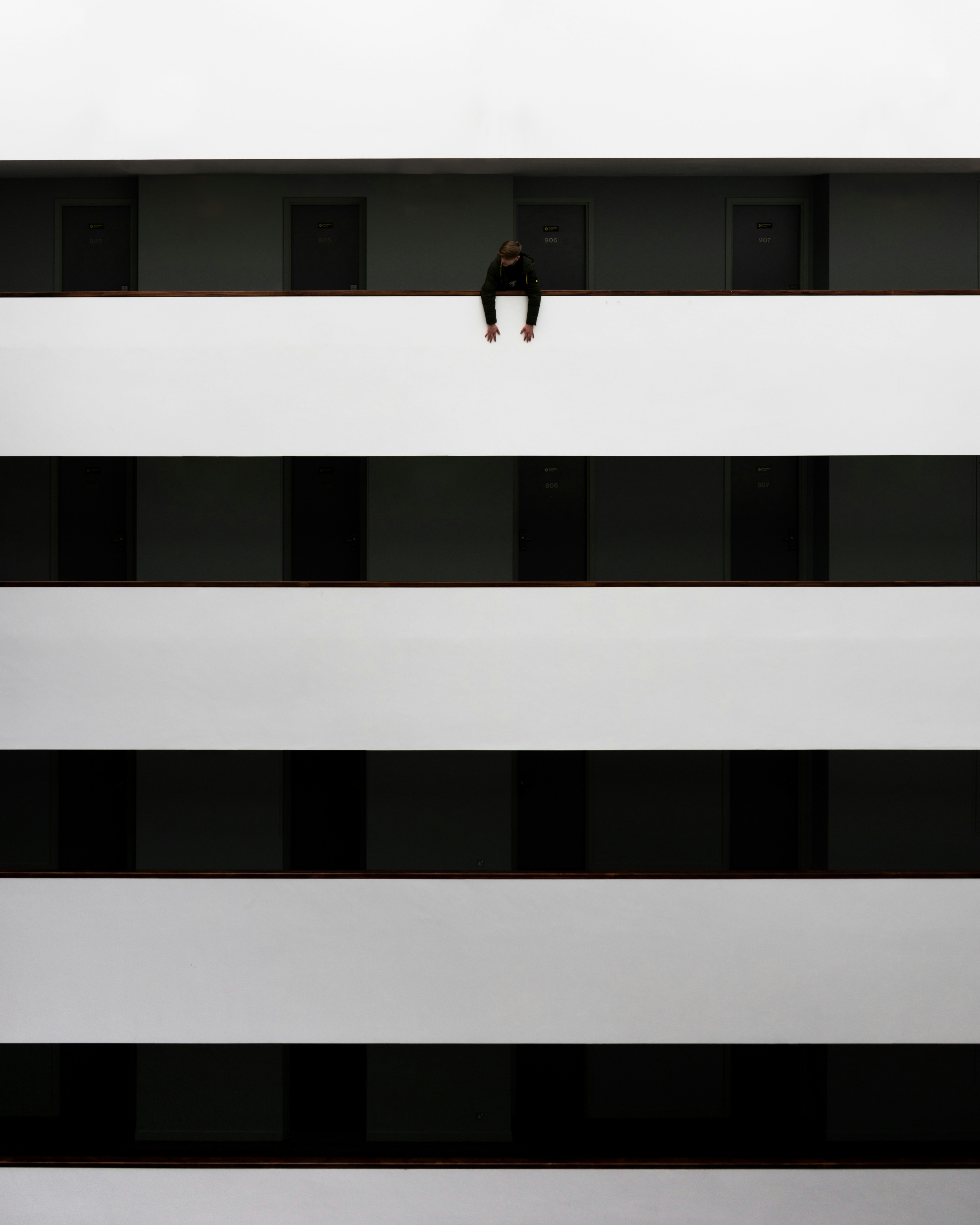 black and white striped illustration