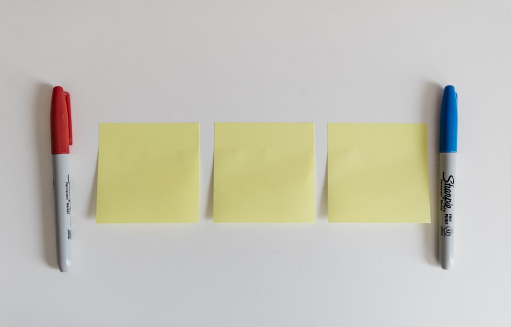 yellow sticky notes