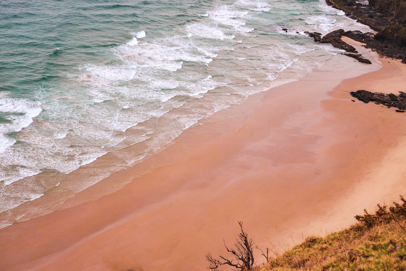 Der rosafarbene Sandstrand von Horseshoe Bay an Bermudas Südküste