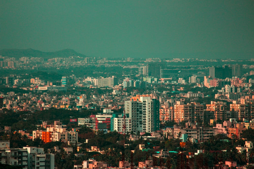 Vista aérea de la zona urbana