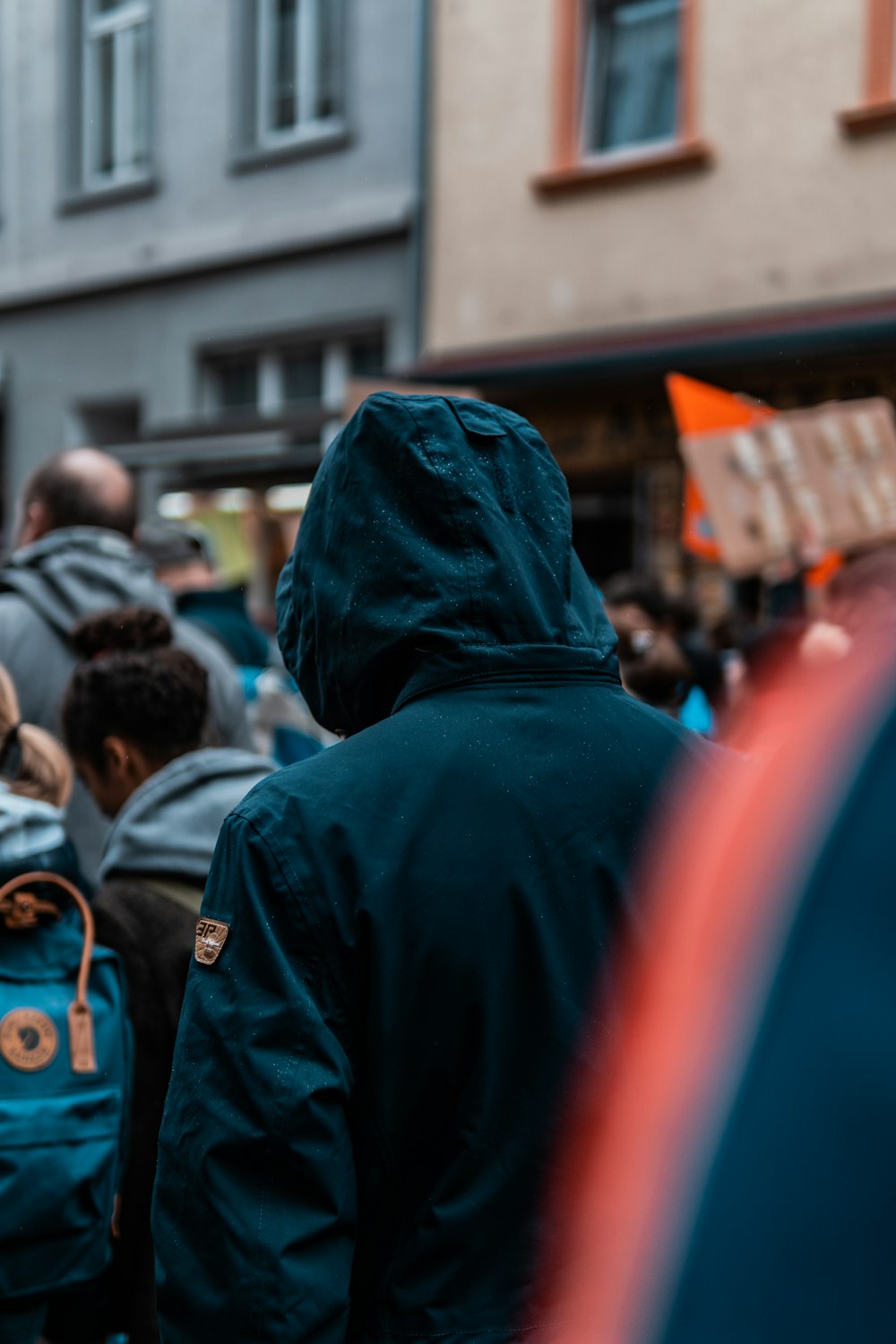 person wearing hoodie