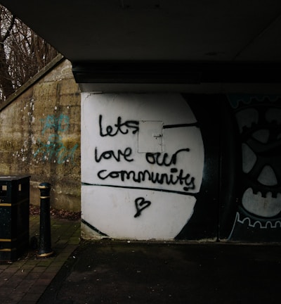 lets love over community text wall