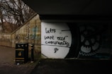 lets love over community text wall