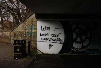 lets love over community text wall