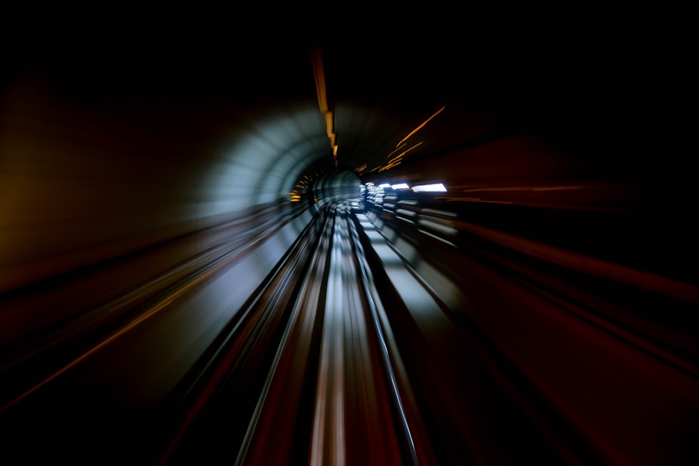 Photographie en accéléré du tunnel