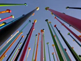 Array of telescopic poles in various lengths and finishes, highlighting their versatility and build quality.