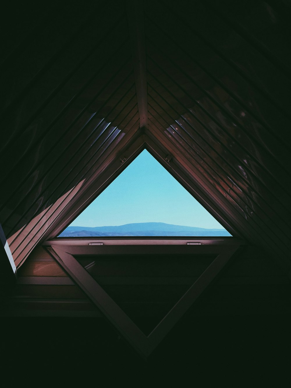 brown wooden attic