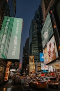 green signage