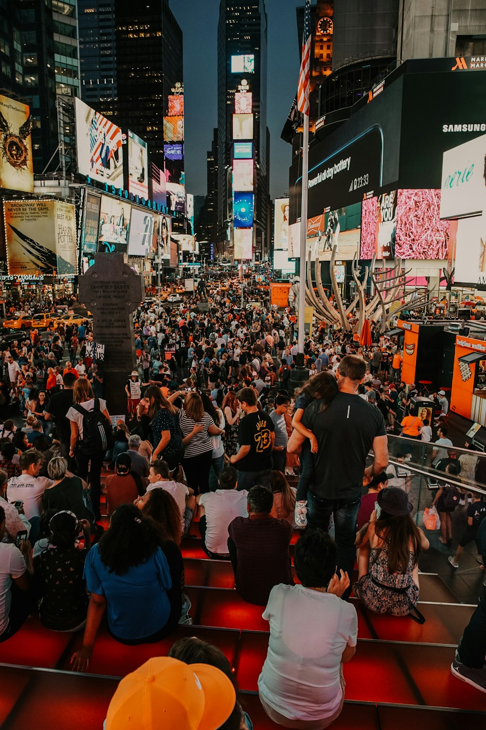 people in New York Time Square