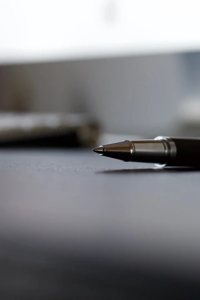 Parker IM Rollerball Pen, Brushed Metal with Chrome Trim