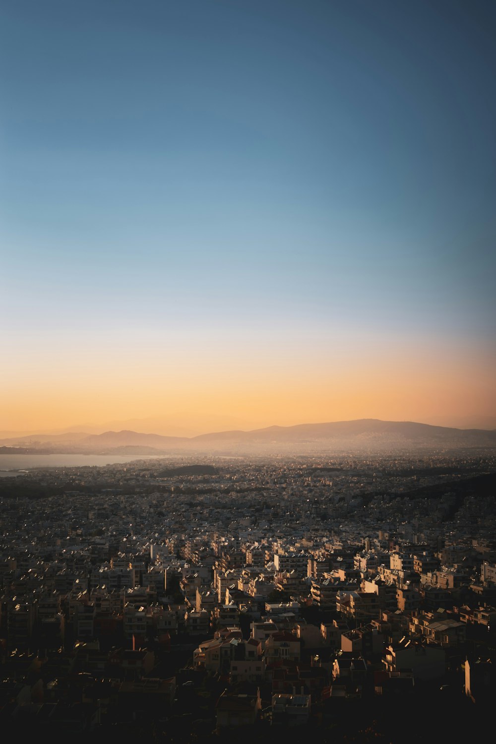 Fotografía a vista de pájaro de la ciudad