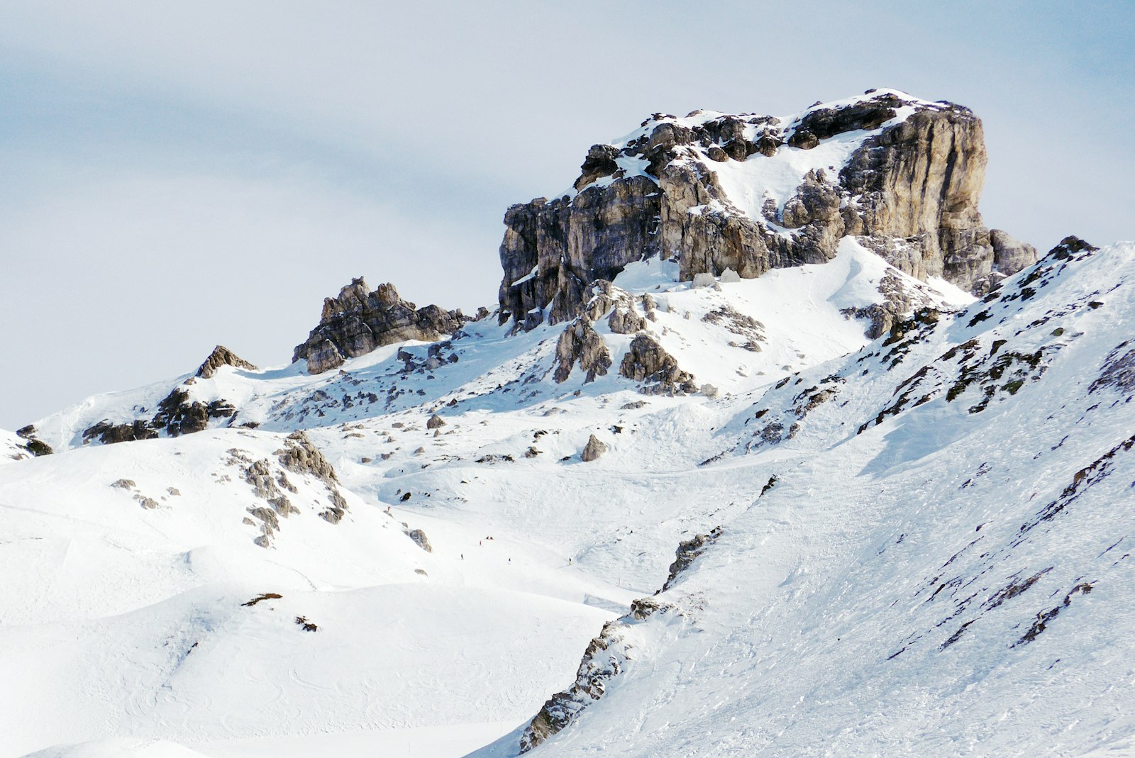 Panasonic Lumix DMC-LF1 sample photo. Close-up of snow-covered mountain photography