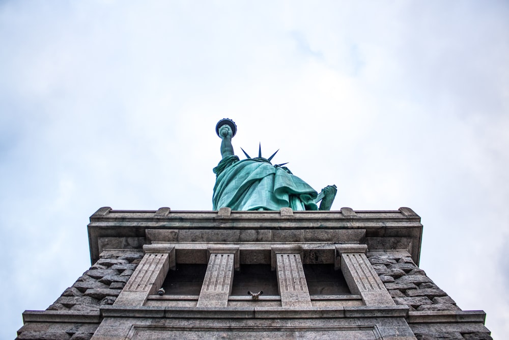 low-angle photography of Statue of Liberty, New York