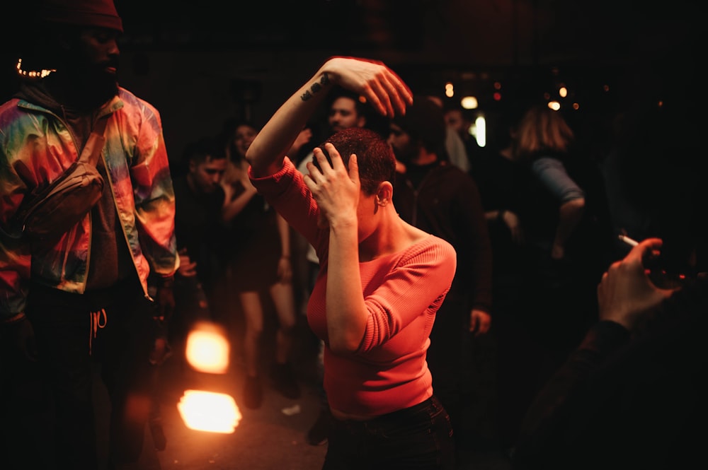 woman dancing