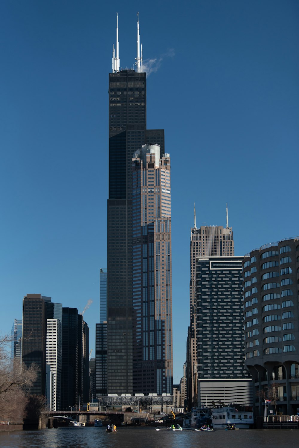 gray painted building