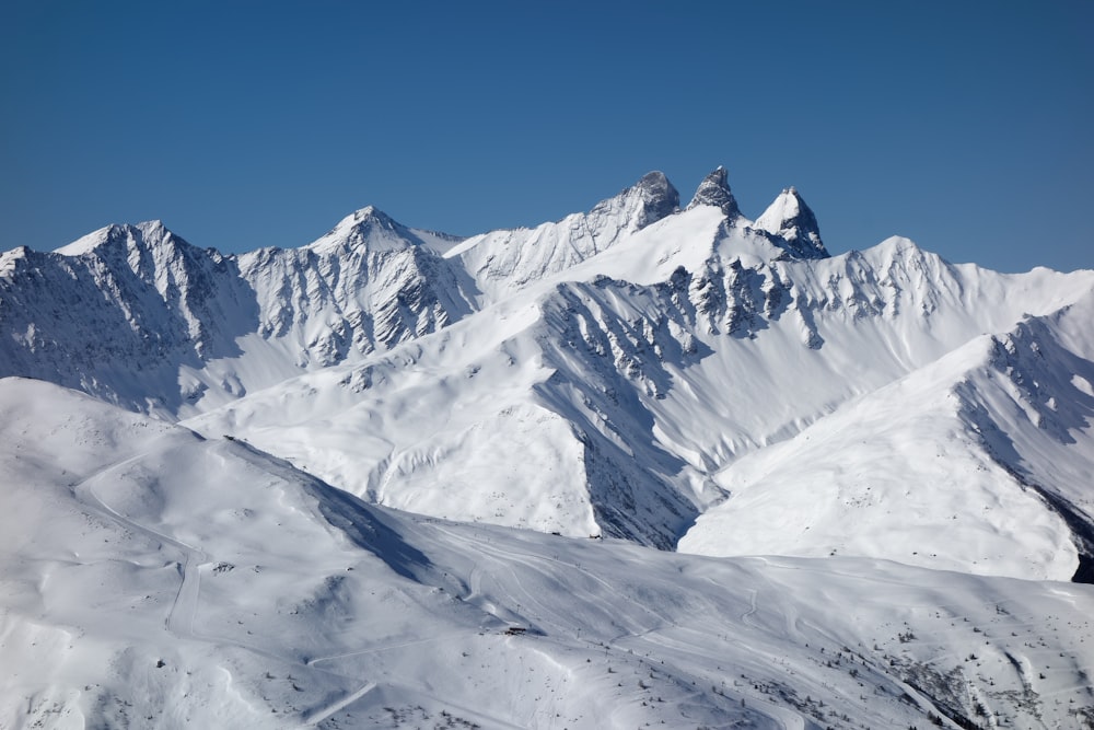 landscape photography of white mountain