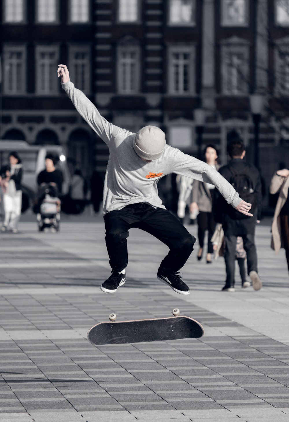 man riding with skateboard