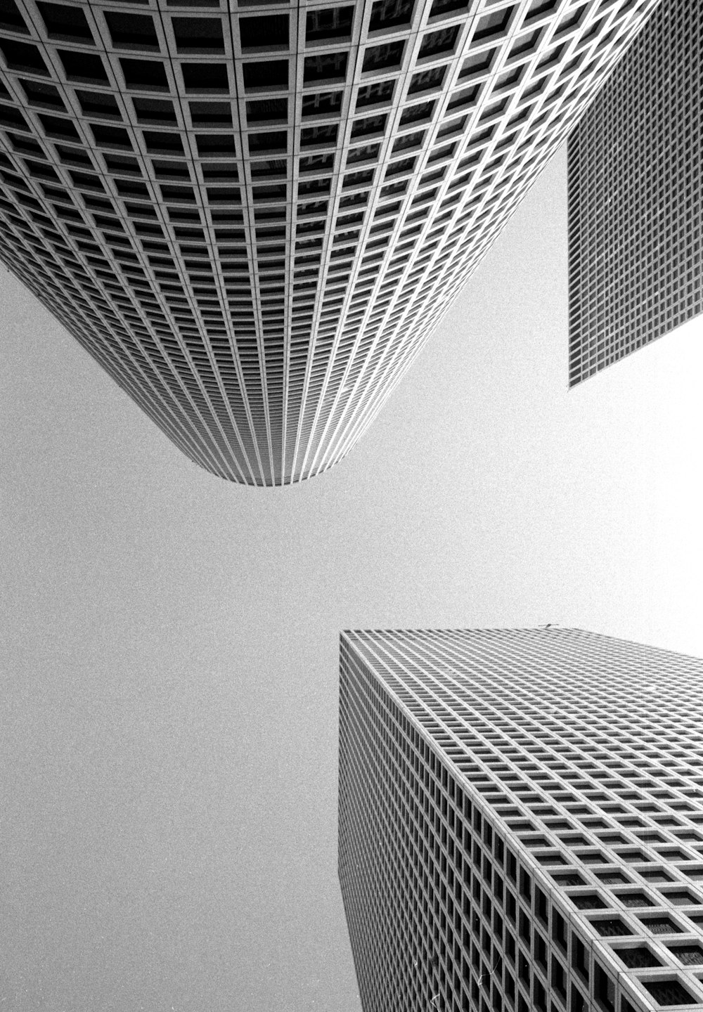 fotografía de ángulo bajo de un edificio de gran altura