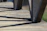 Close-up of a freshly stained wooden deck showcasing rich, even color and smooth finish.