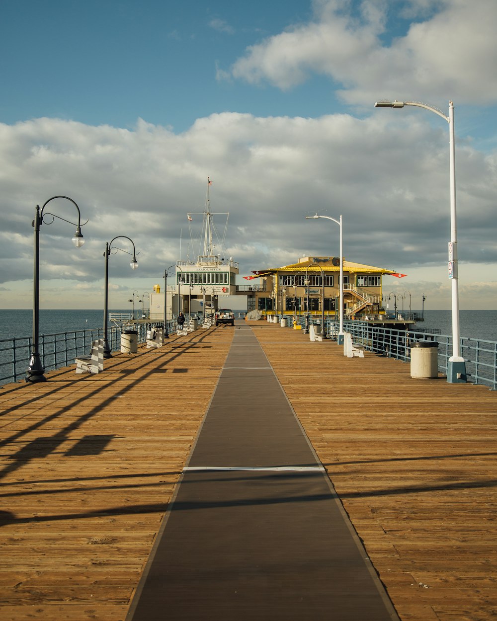 brown wooden boardwalk