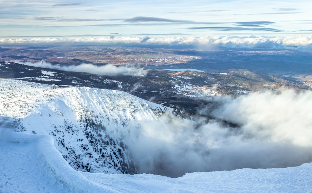 white snow covered mountain during daytime