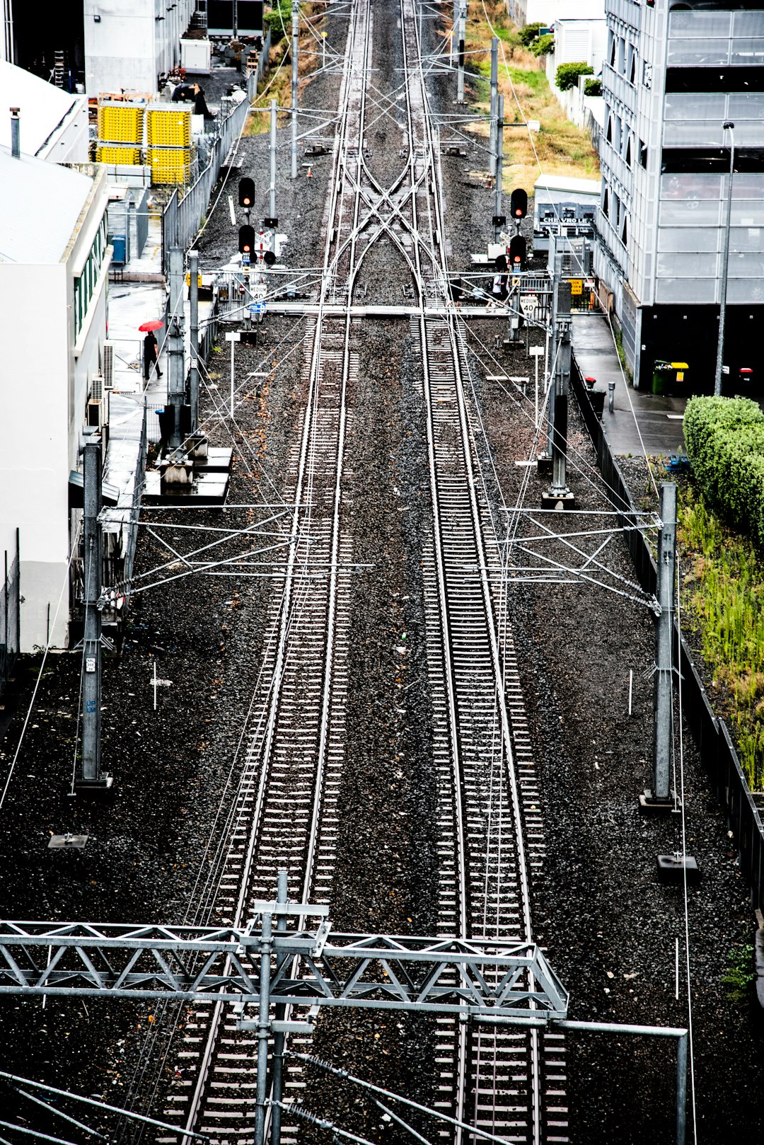 train railings photography