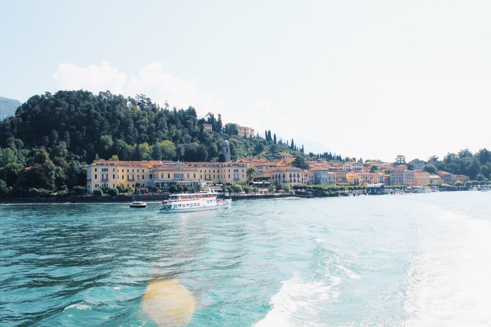 boat on the ocean photography