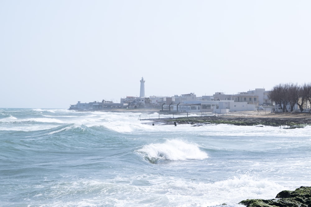 photo of waves on ocean