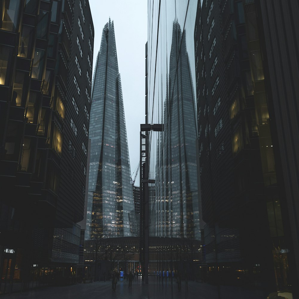 low-angle photography of Shard building in Paris