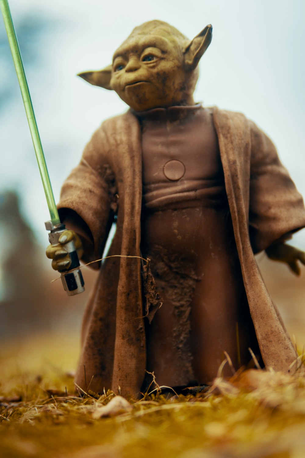 Star Wars character with sword doll