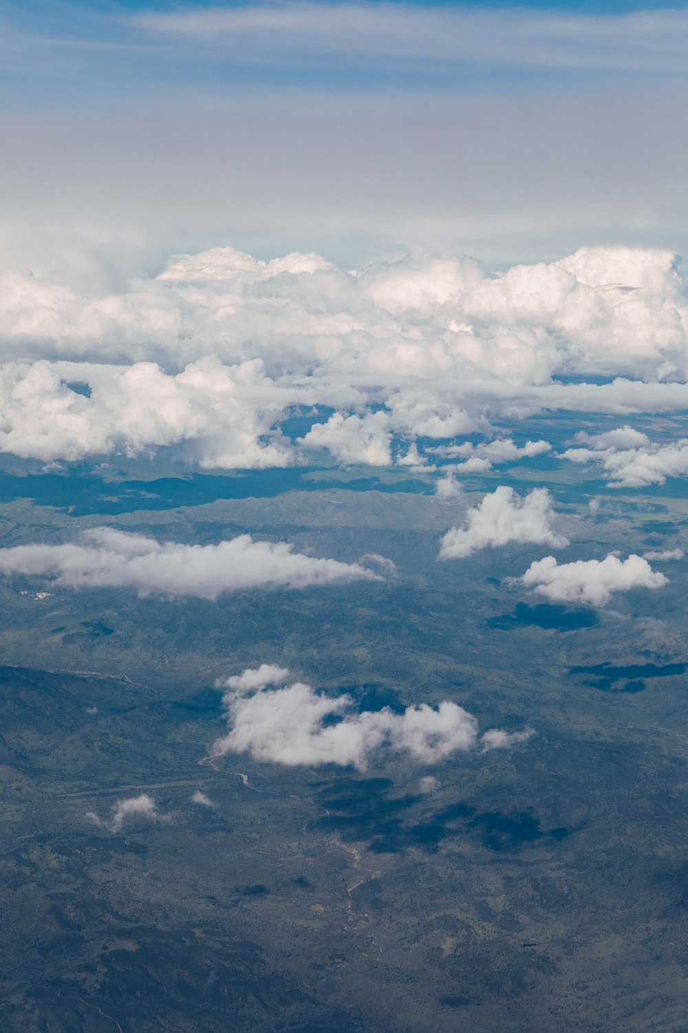 white clouds