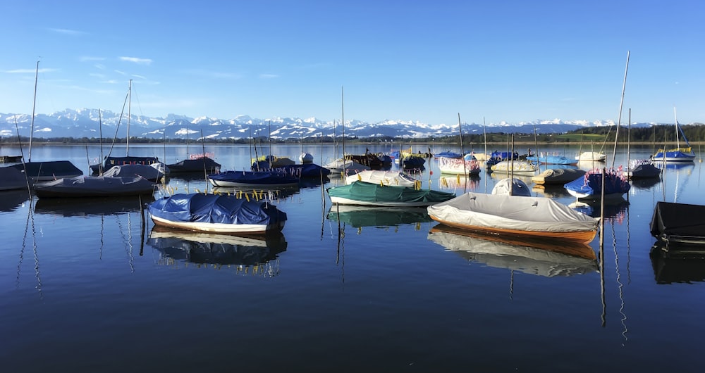 Boote tagsüber auf dem Gewässer