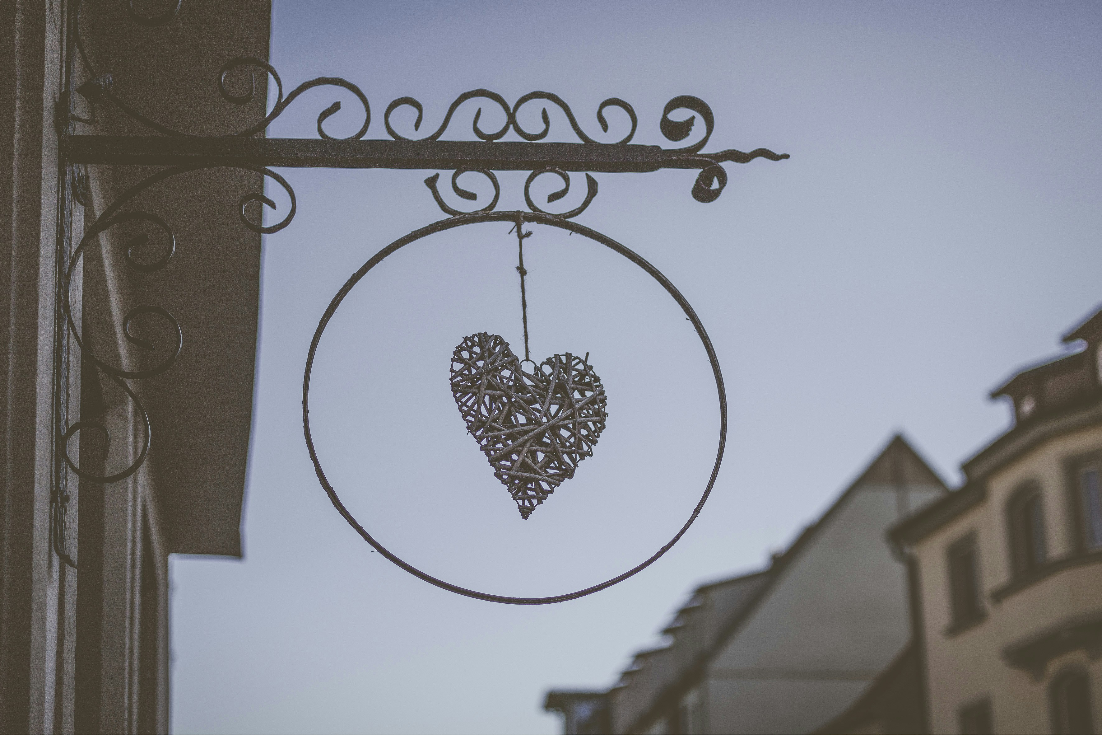 ハート型の風鈴