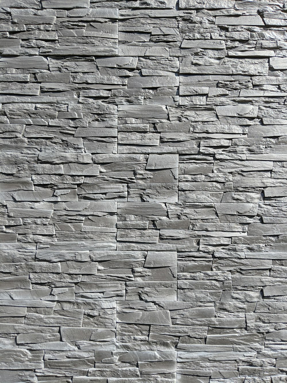 Revêtement mural en pierre grise