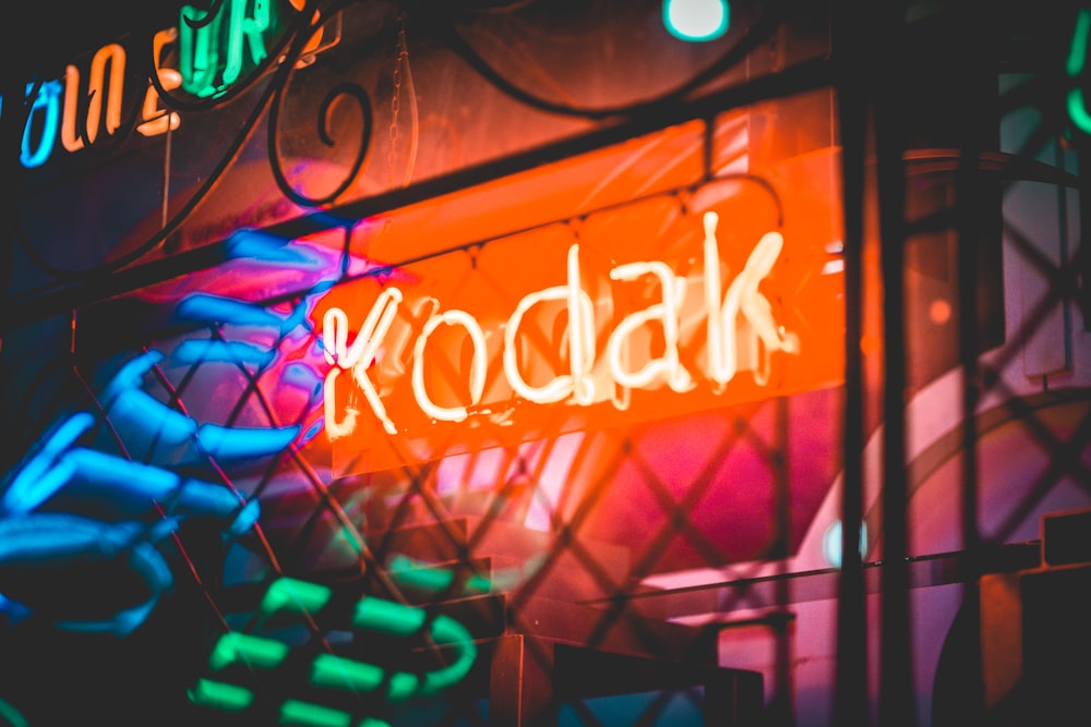 Kodak LED sign