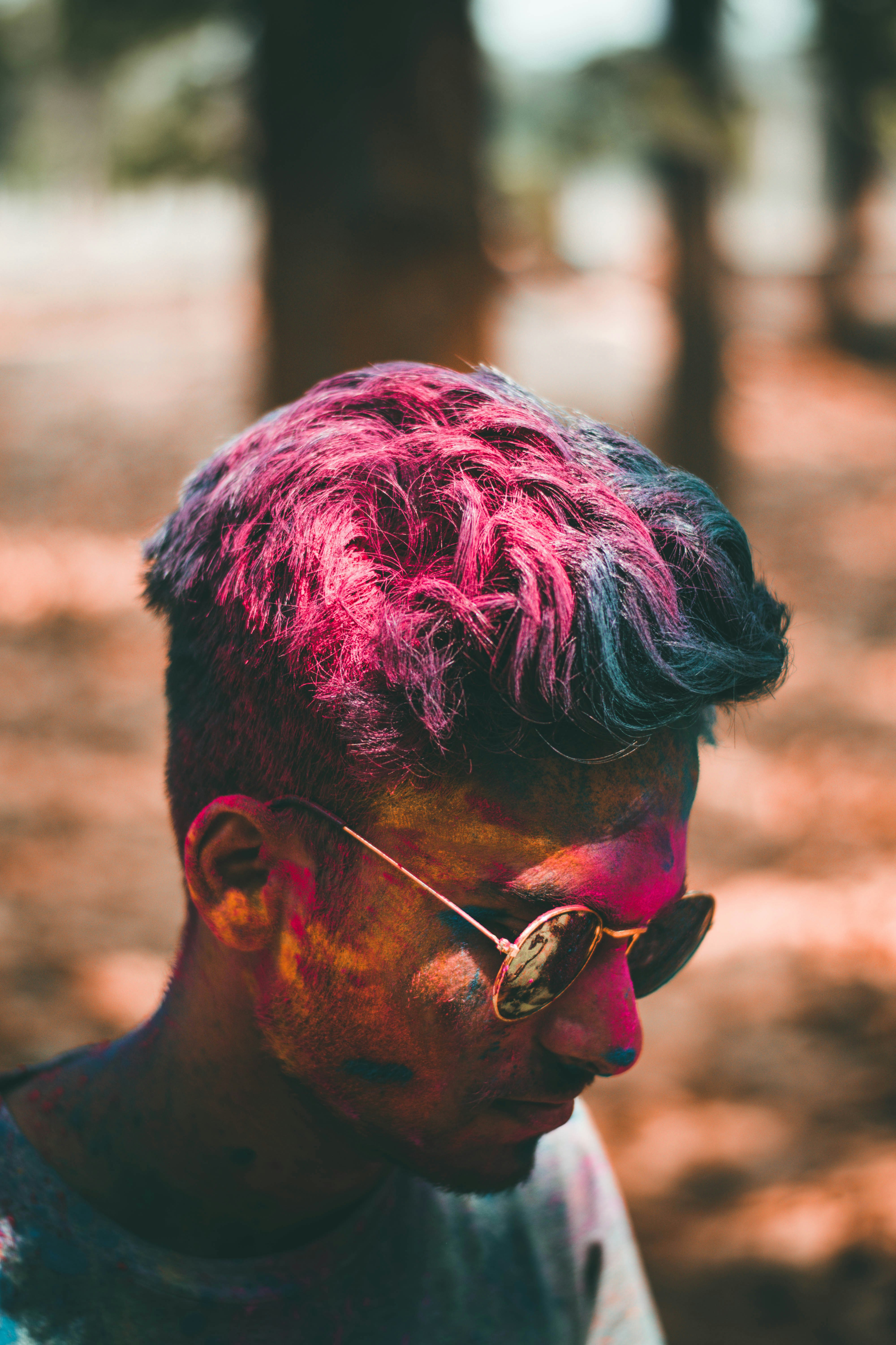 Proceso de coloración completa del cabello