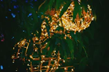 A cozy corner decorated with fairy lights and handcrafted lanterns perfect for festive evenings.