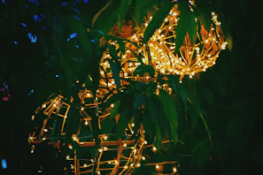 A cozy corner decorated with fairy lights and handcrafted lanterns perfect for festive evenings.