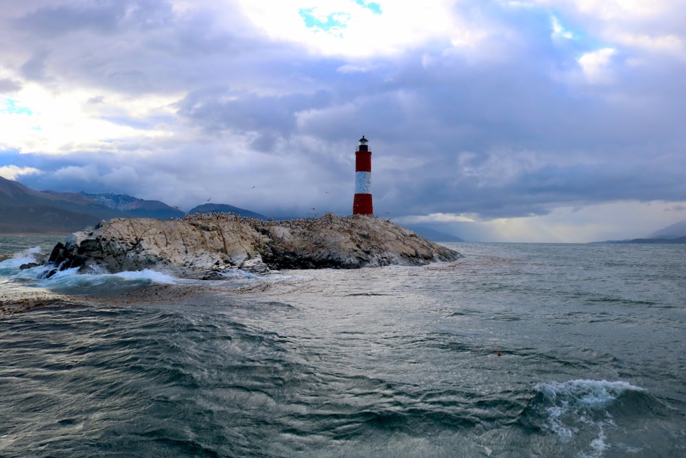 lighthouse on island