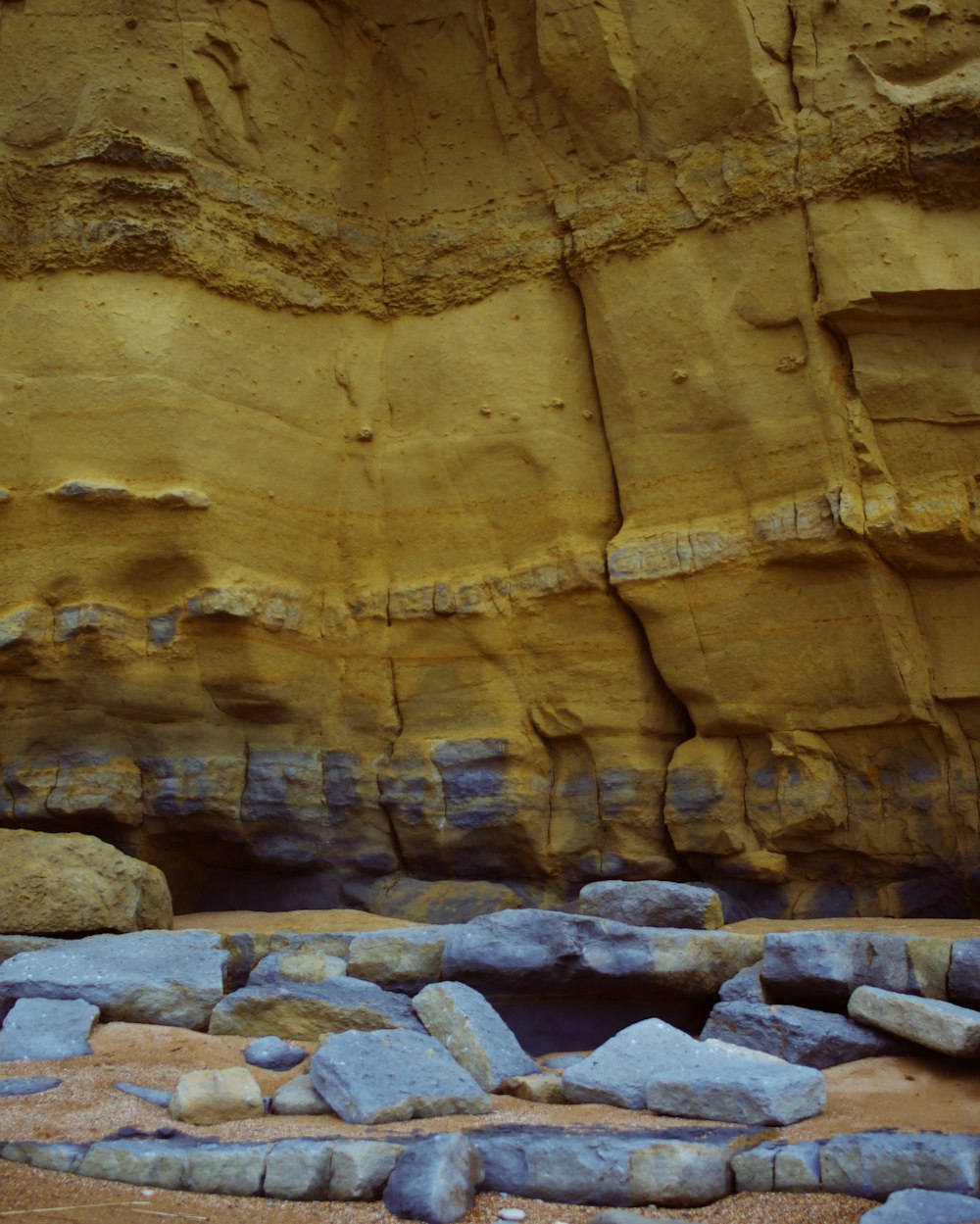 rock formation during faytime