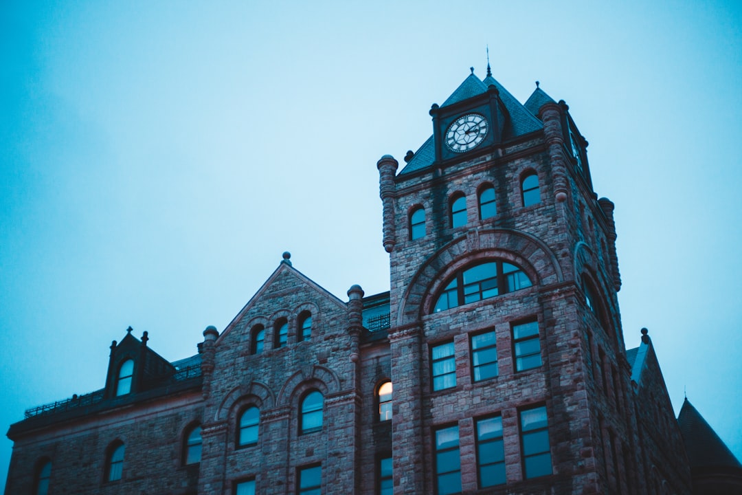 low-angle photography of brown concrete cathedral