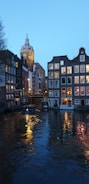 building near body of water